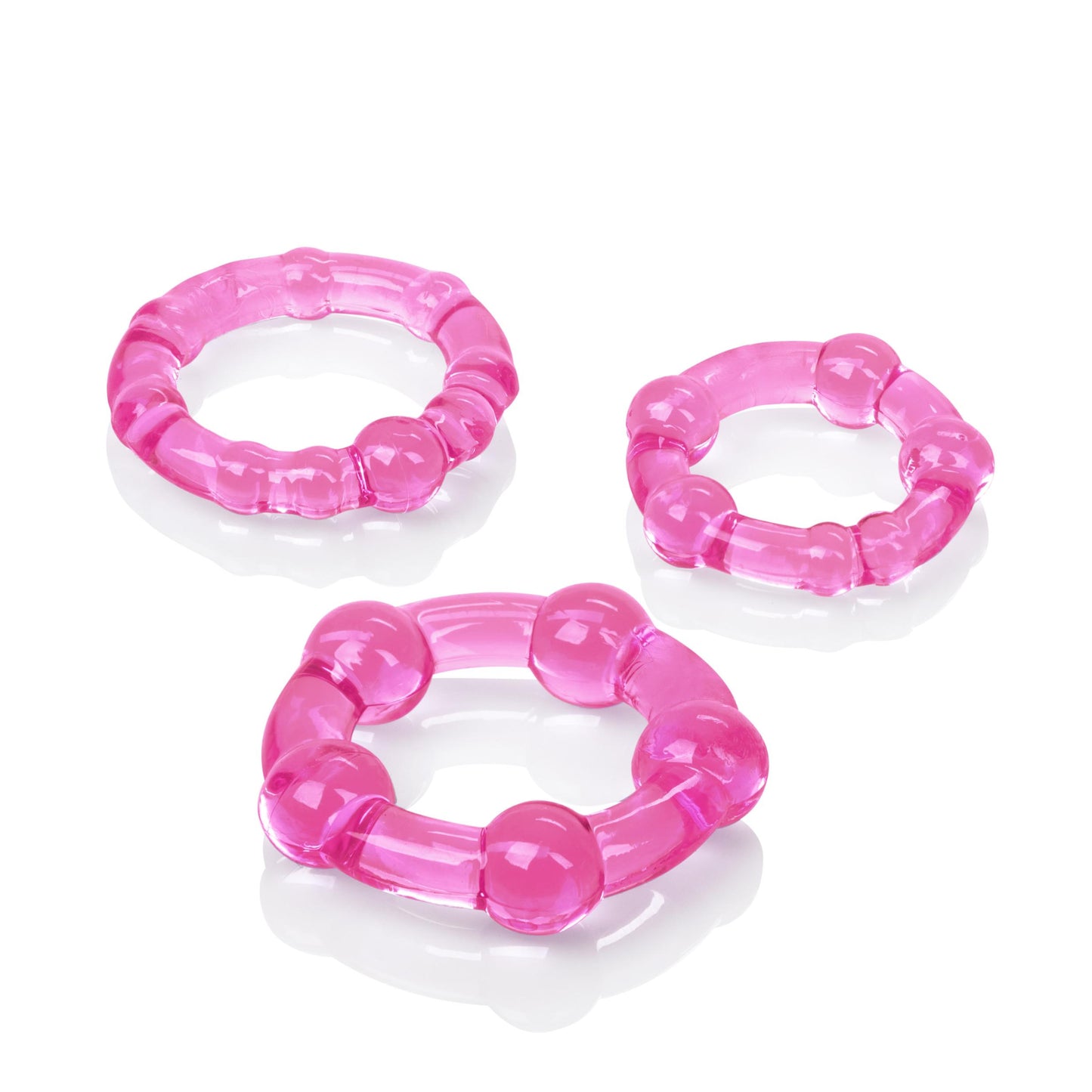 Island Rings - Pink | 716770021168 | Available at EroticWarehouse.com