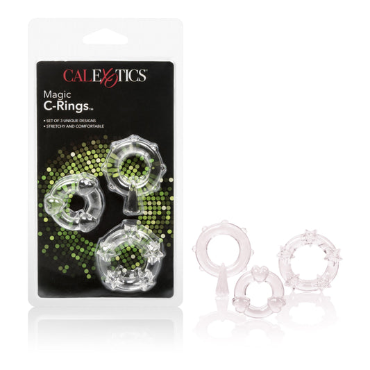 Magic C-Rings - Clear | 716770055682 | Available at EroticWarehouse.com
