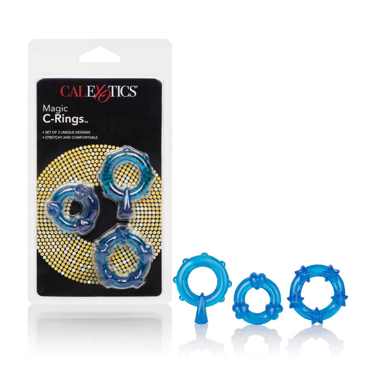 Magic C-Rings - Blue | 716770055675 | Available at EroticWarehouse.com