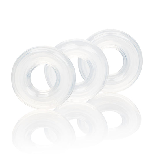 Set of 3 Silicone Stacker Rings | 716770091499 | Available at EroticWarehouse.com