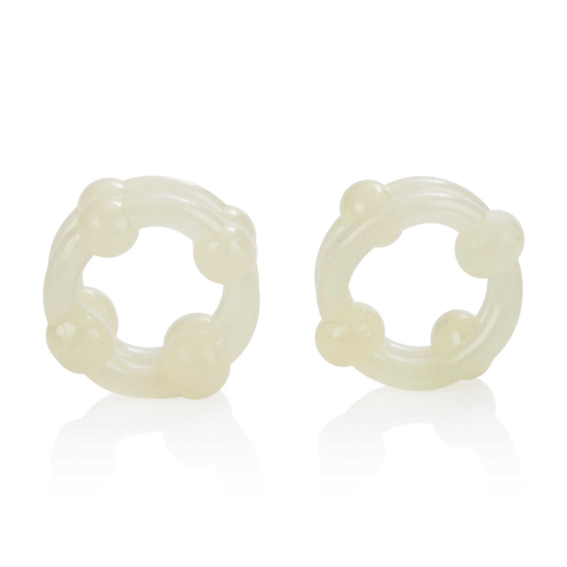 Island Rings Double Stacker - Glow-in-the-Dark | 716770022783 | Available at EroticWarehouse.com