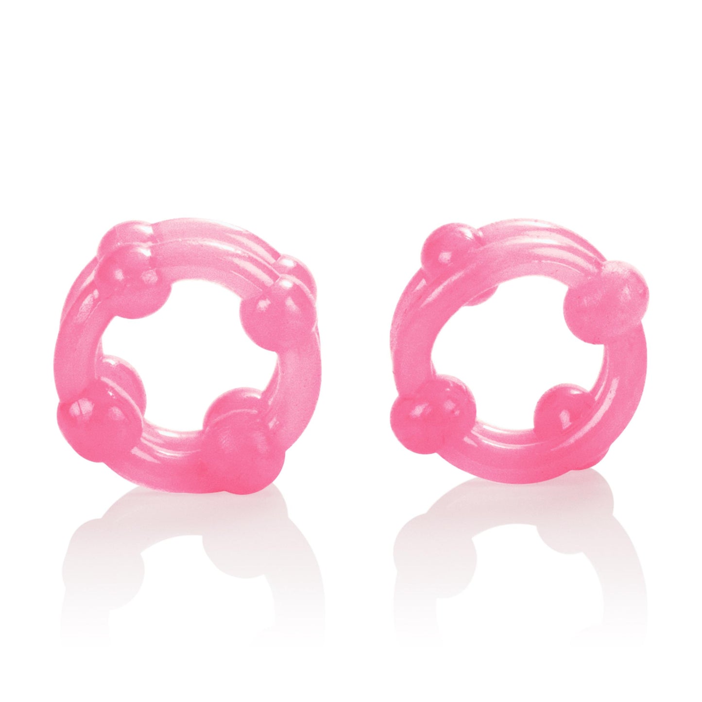 Island Rings - Double Stacker - Pink | 716770022790 | Available at EroticWarehouse.com