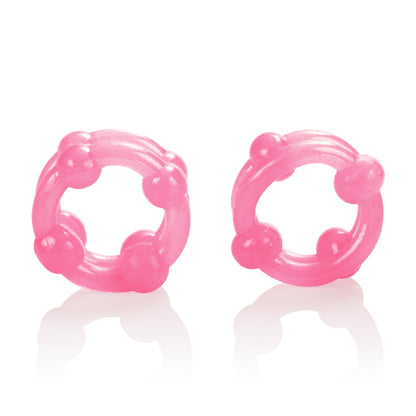 Island Rings - Double Stacker - Pink | 716770022790 | Available at EroticWarehouse.com