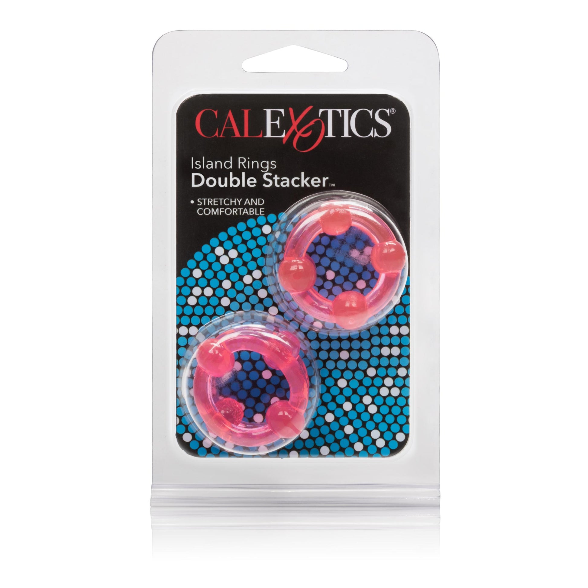 Island Rings - Double Stacker - Pink | 716770022790 | Available at EroticWarehouse.com