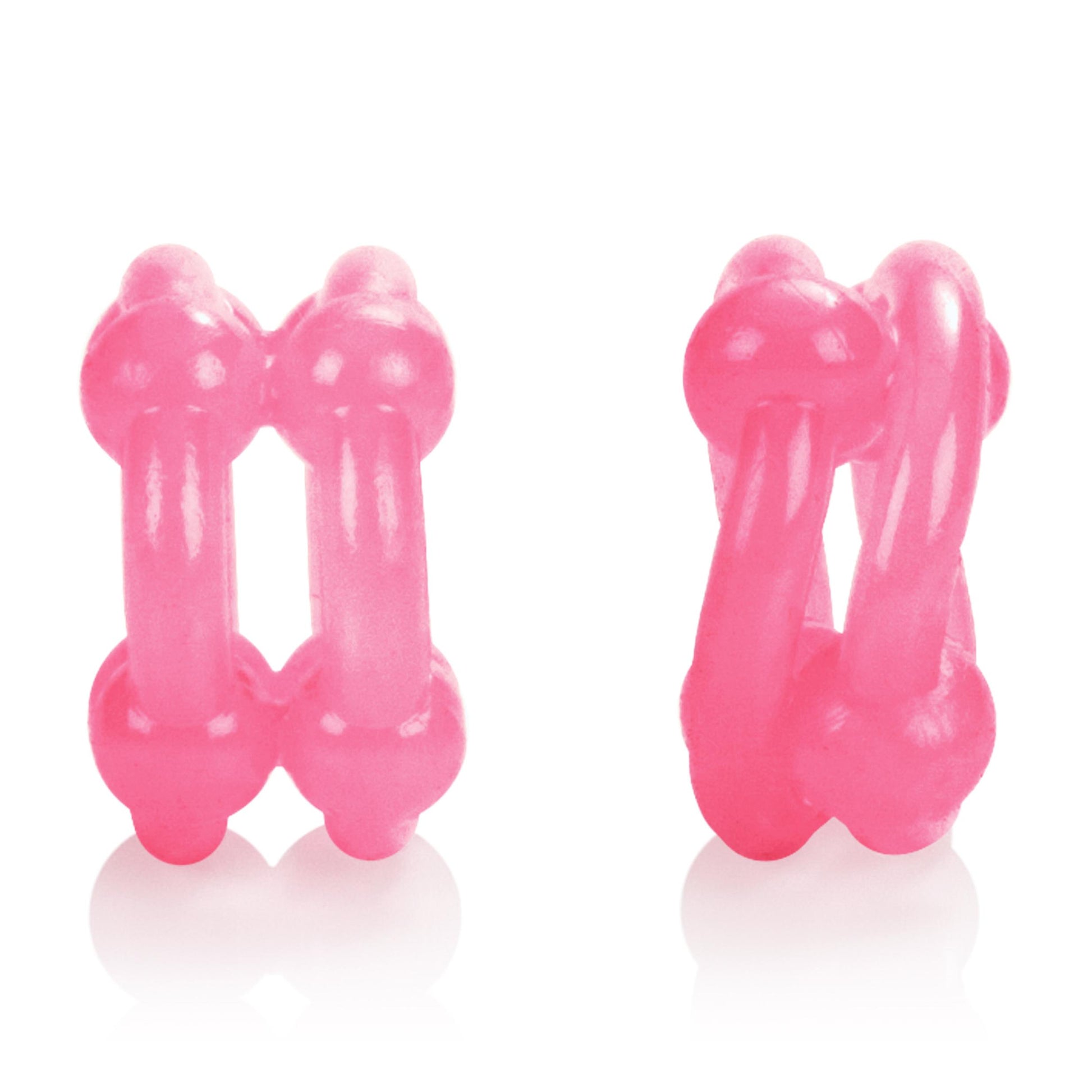 Island Rings - Double Stacker - Pink | 716770022790 | Available at EroticWarehouse.com