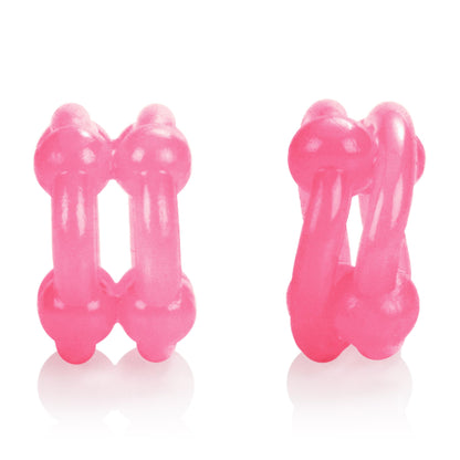 Island Rings - Double Stacker - Pink | 716770022790 | Available at EroticWarehouse.com