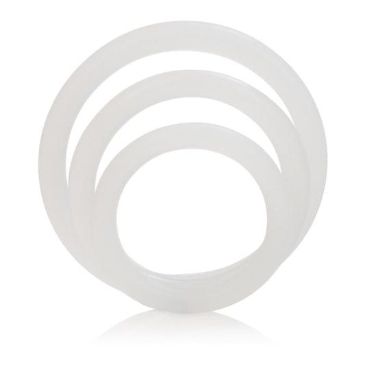 Silicone Support Rings - Clear | 716770062468 | Available at EroticWarehouse.com
