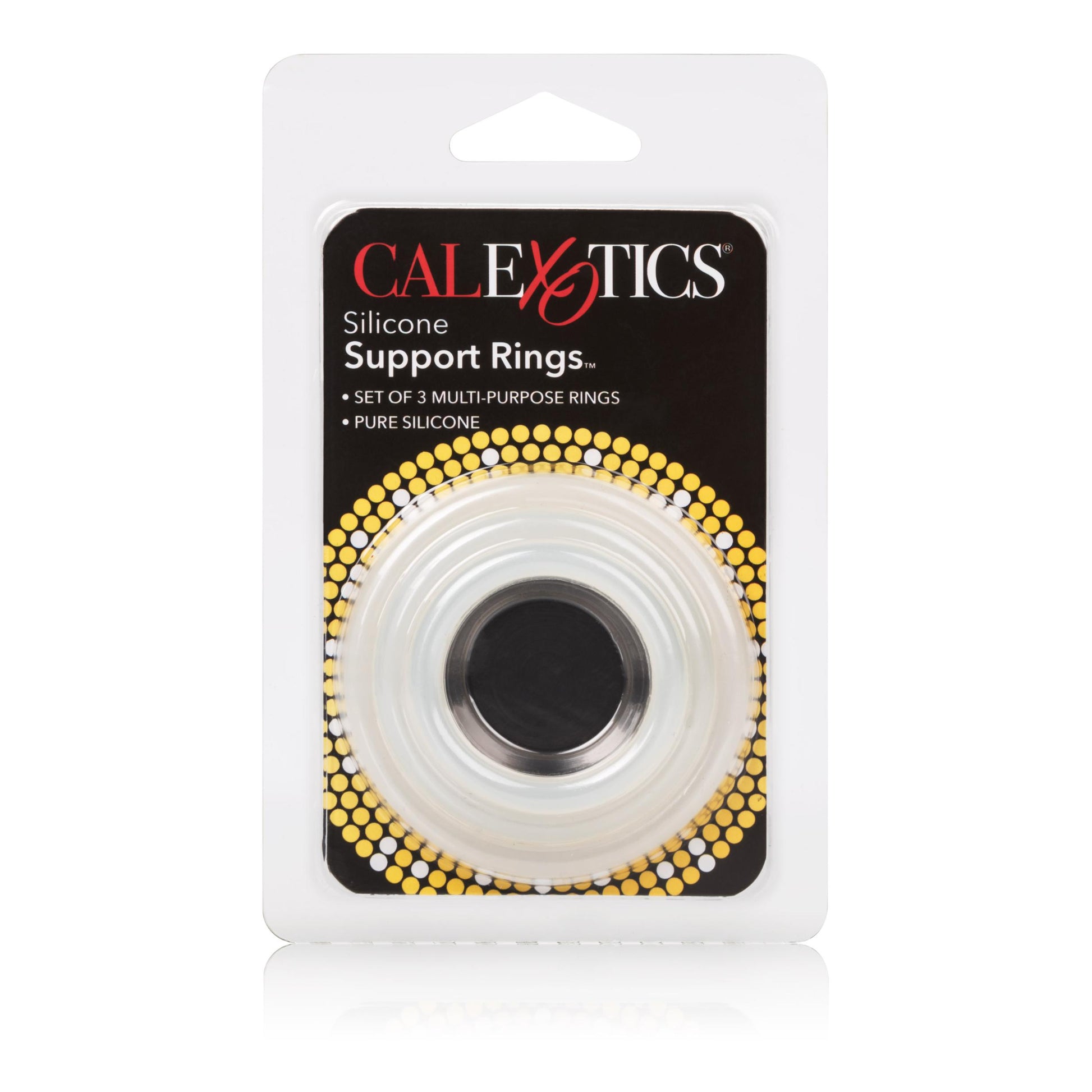 Silicone Support Rings - Clear | 716770062468 | Available at EroticWarehouse.com