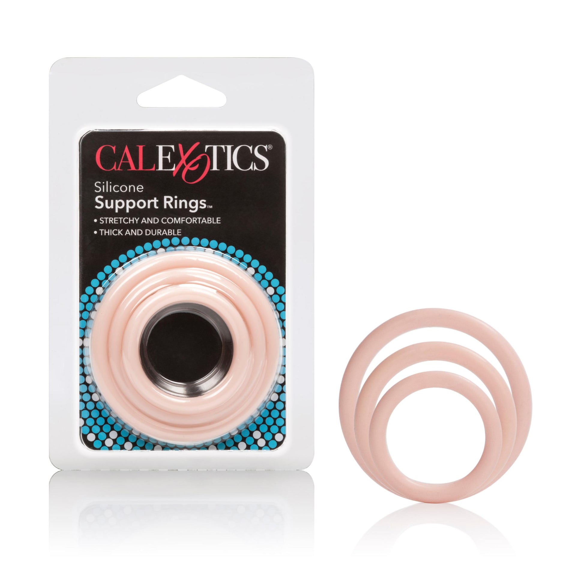 Silicone Support Rings - Ivory | 716770062482 | Available at EroticWarehouse.com