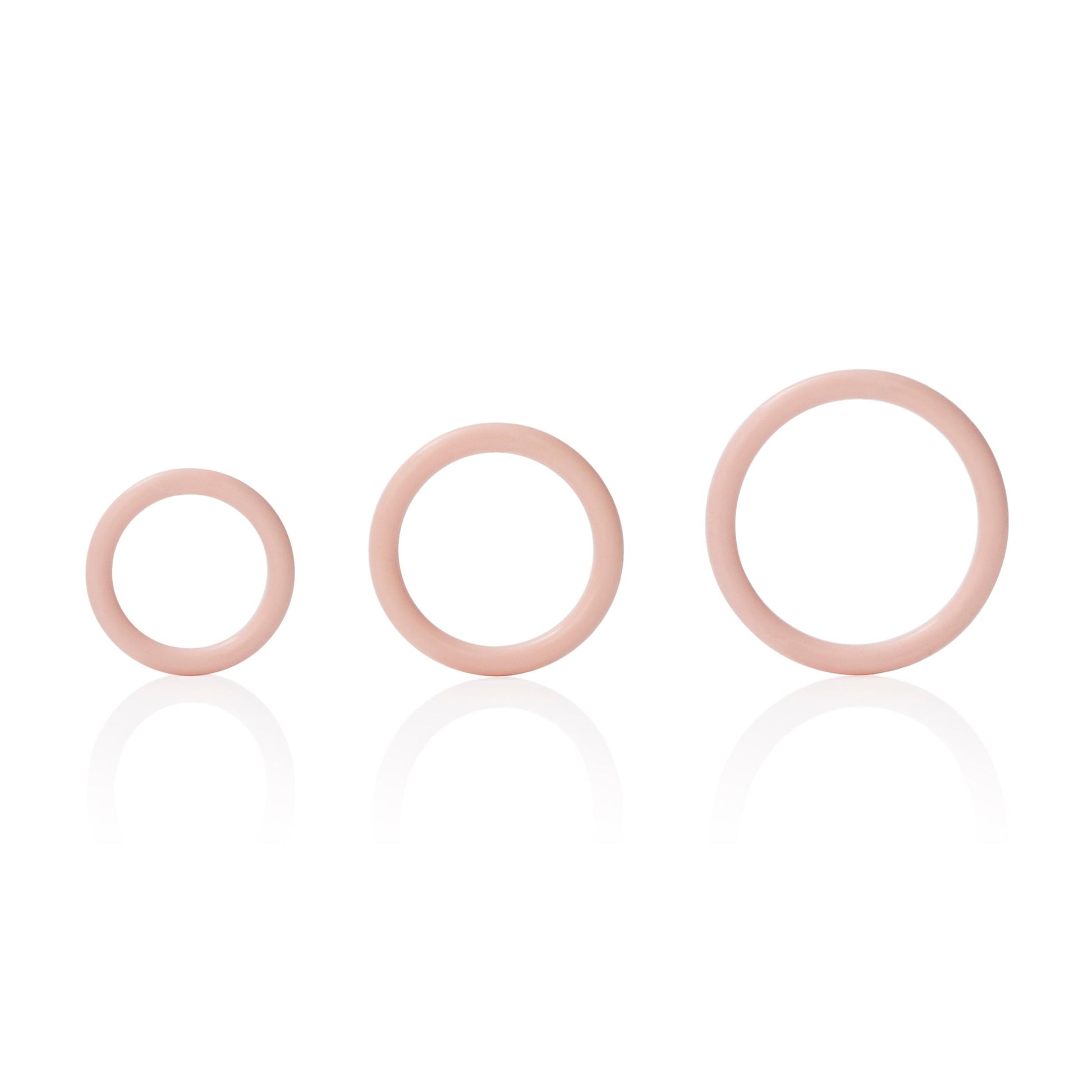 Silicone Support Rings - Ivory | 716770062482 | Available at EroticWarehouse.com