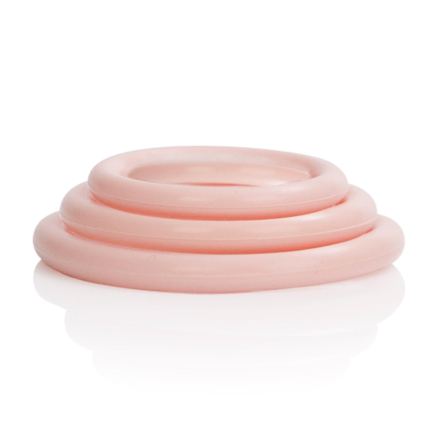 Silicone Support Rings - Ivory | 716770062482 | Available at EroticWarehouse.com