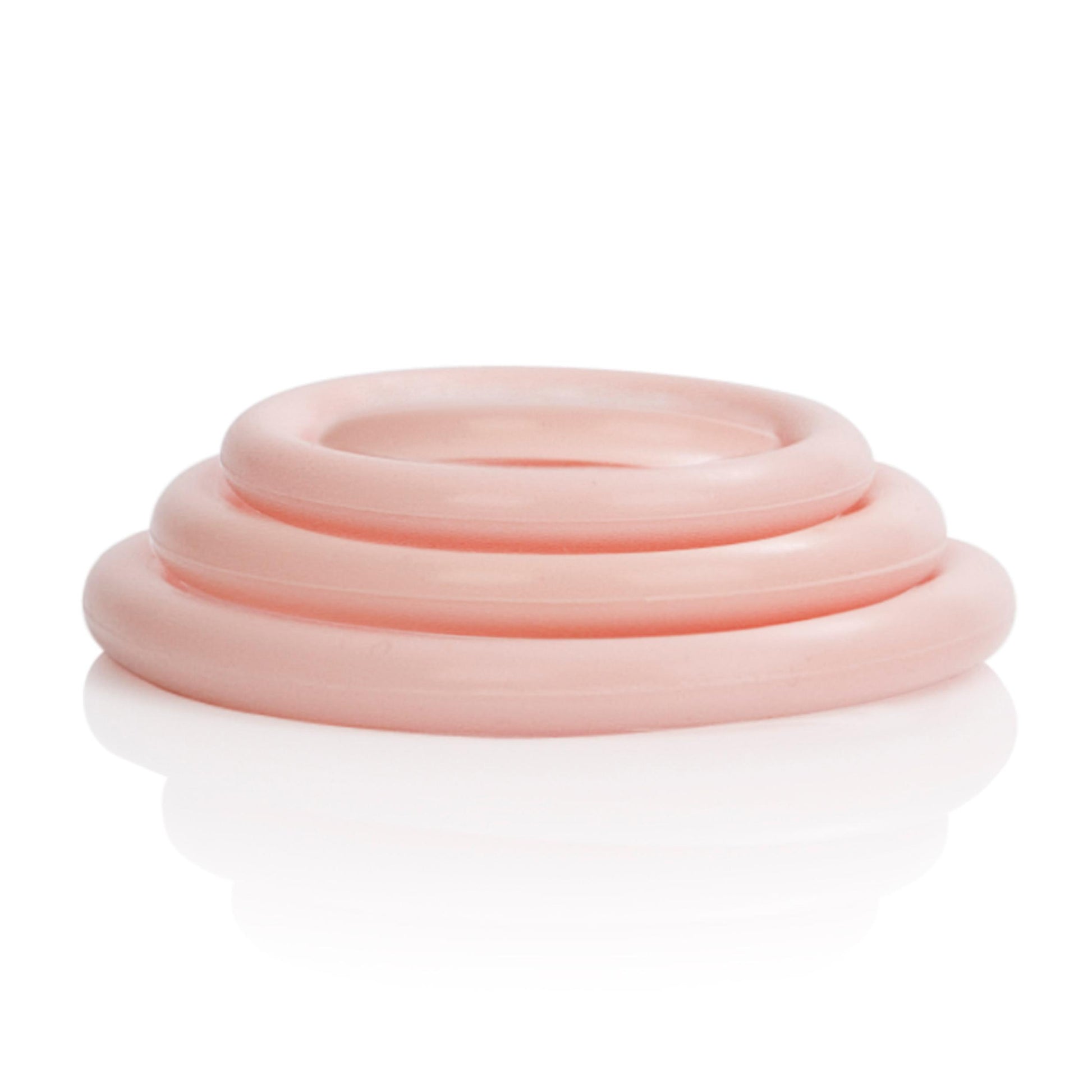Silicone Support Rings - Ivory | 716770062482 | Available at EroticWarehouse.com