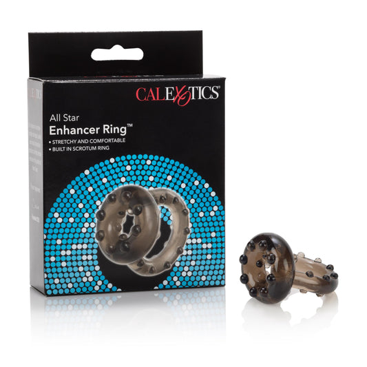 All Star Enhancer Ring - Smoke | 716770047090 | Available at EroticWarehouse.com