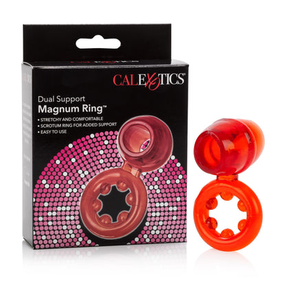 Dual Support Magnum Ring - Red | 716770047083 | Available at EroticWarehouse.com