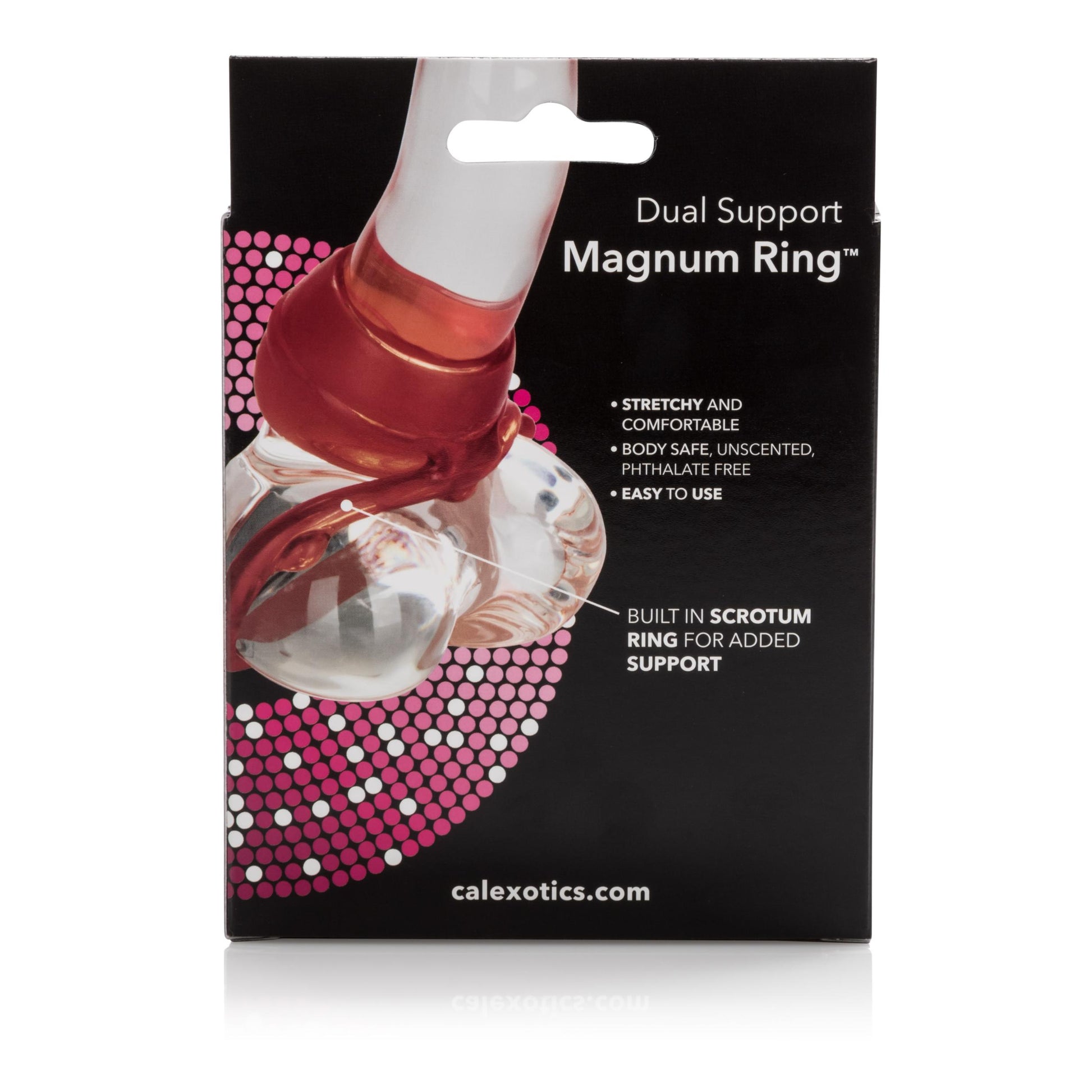 Dual Support Magnum Ring - Red | 716770047083 | Available at EroticWarehouse.com