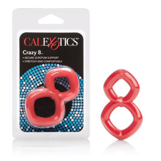 Crazy 8 Ring - Red | 716770061478 | Available at EroticWarehouse.com