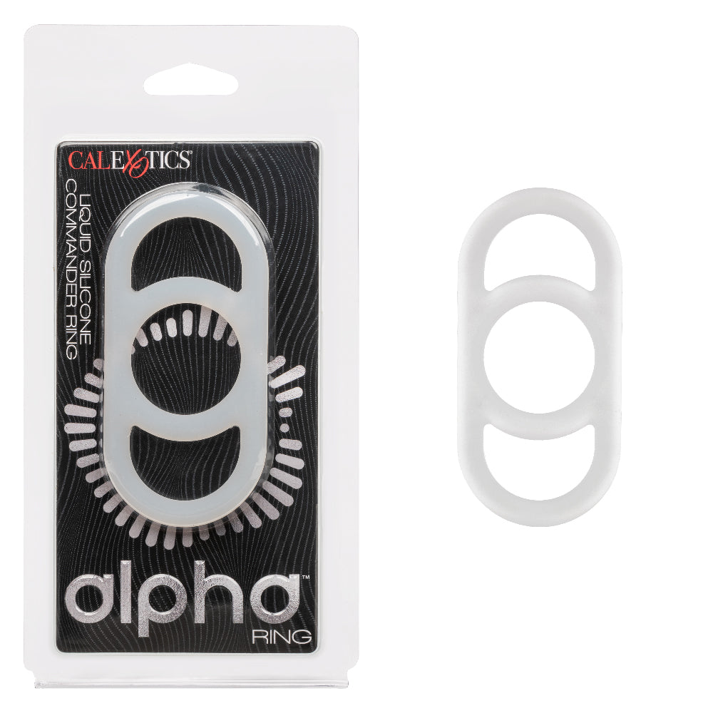 Alpha Liquid Silicone Commander Ring - Natural | 716770108210 | Available at EroticWarehouse.com