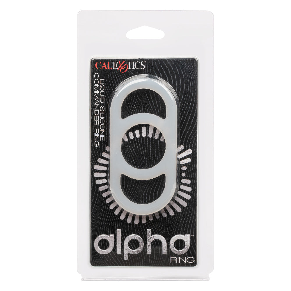 Alpha Liquid Silicone Commander Ring - Natural | 716770108210 | Available at EroticWarehouse.com