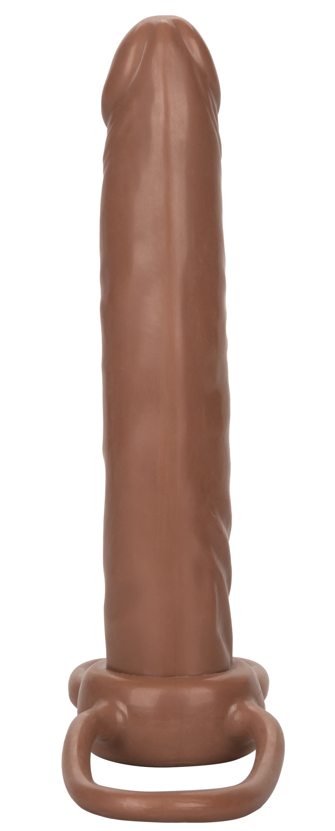 Accommodator Dual Penetrator - Brown | 716770101839 | Available at EroticWarehouse.com