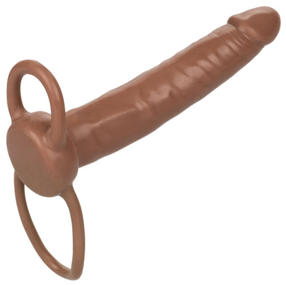 Accommodator Dual Penetrator - Brown | 716770101839 | Available at EroticWarehouse.com