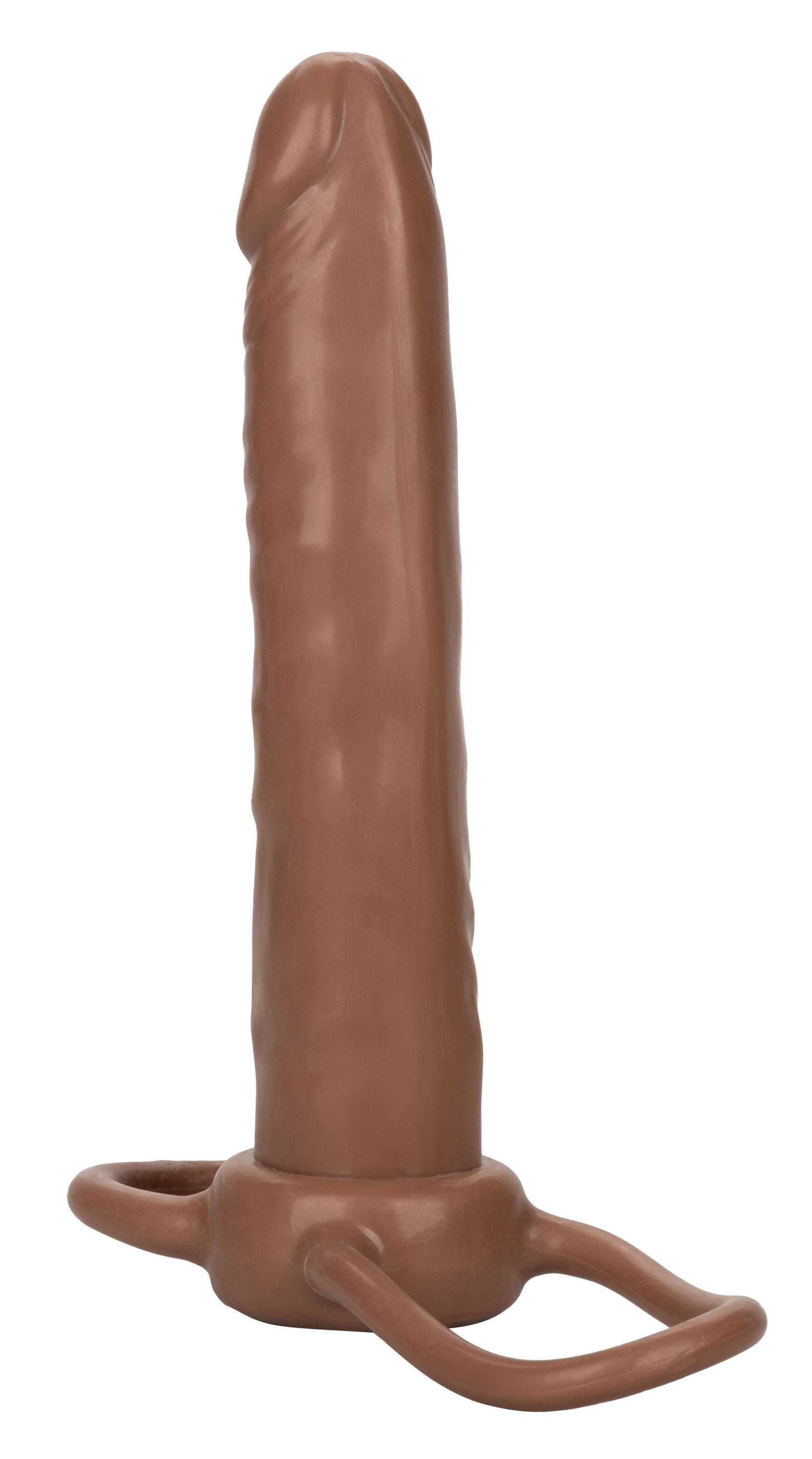 Accommodator Dual Penetrator - Brown | 716770101839 | Available at EroticWarehouse.com