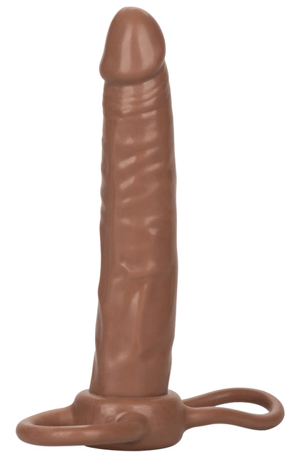 Accommodator Dual Penetrator - Brown | 716770101839 | Available at EroticWarehouse.com