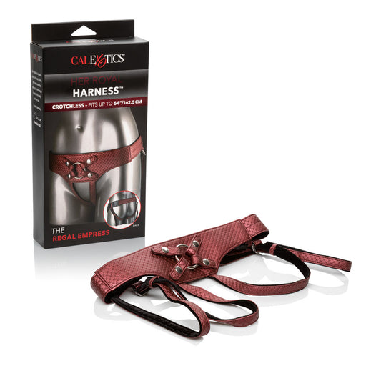 Her Royal Harness the Regal Empress - Red | 716770092069 | Available at EroticWarehouse.com