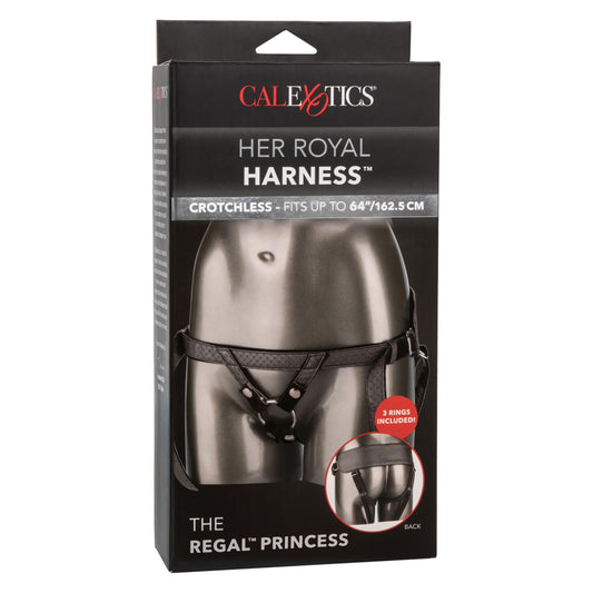 Her Royal Harness the Regal Princess - Pewter | 716770094803 | Available at EroticWarehouse.com