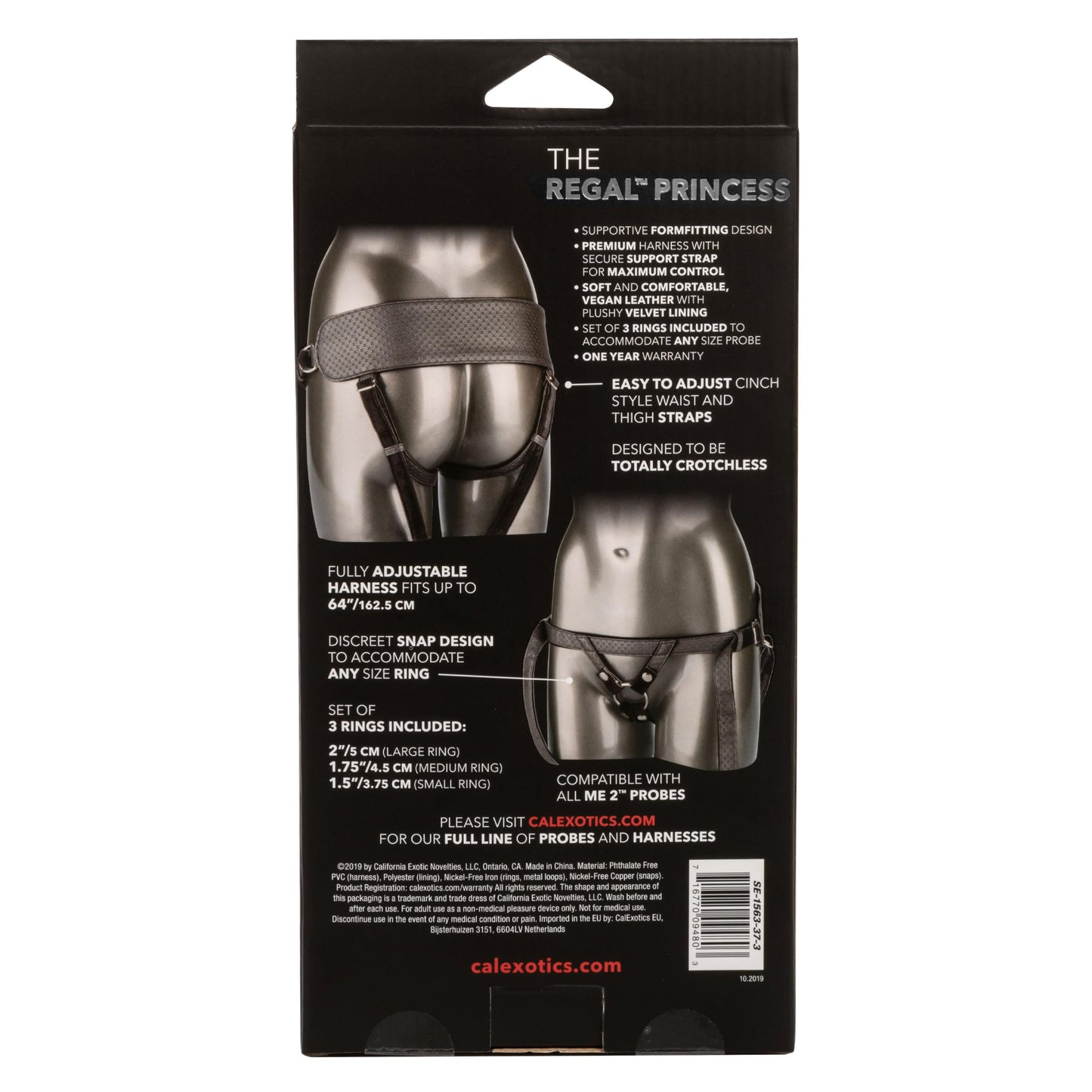 Her Royal Harness the Regal Princess - Pewter | 716770094803 | Available at EroticWarehouse.com