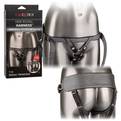 Her Royal Harness the Regal Princess - Pewter | 716770094803 | Available at EroticWarehouse.com