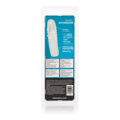 Senso Extension - Clear | 716770006967 | Available at EroticWarehouse.com
