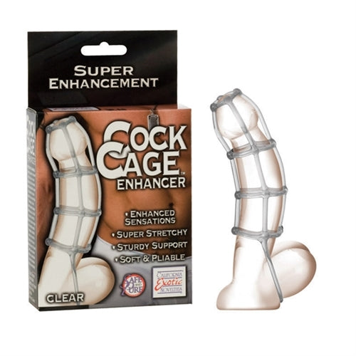 Cock Cage Enhancer - Clear | 716770052254 | Available at EroticWarehouse.com
