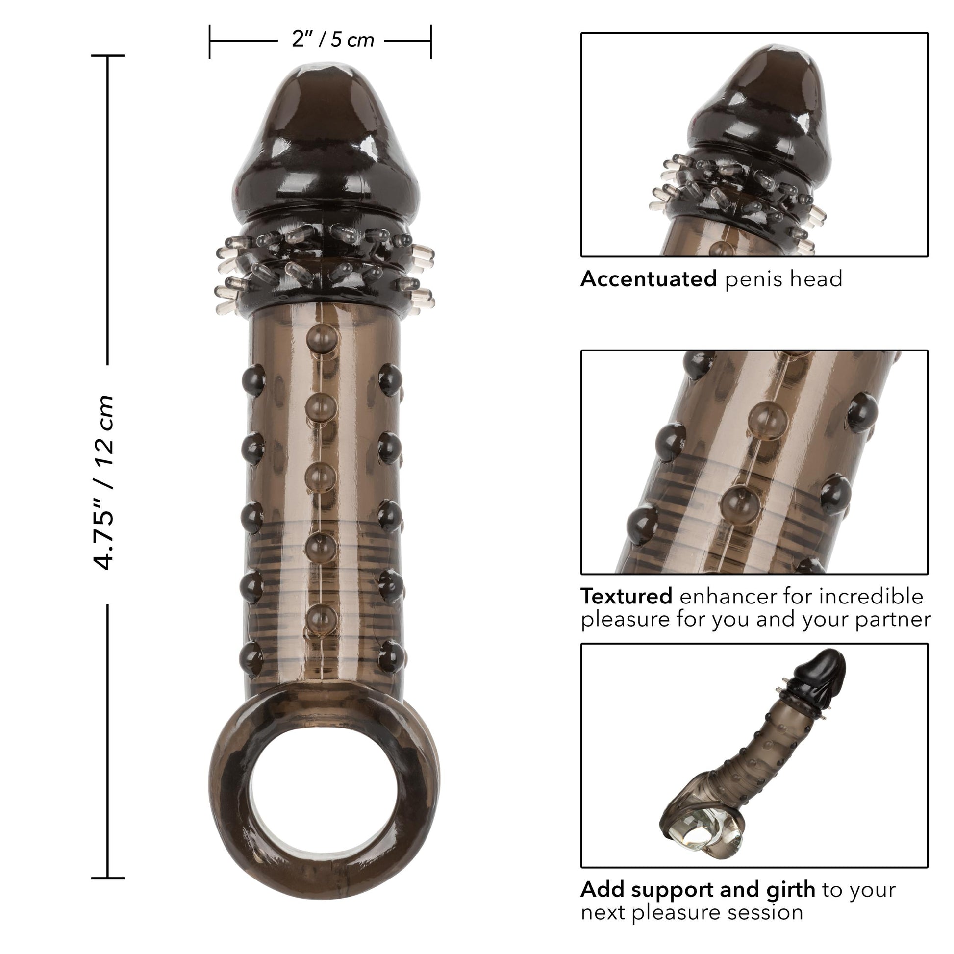 Ultimate Stud Extender - Smoke | 716770094483 | Available at EroticWarehouse.com