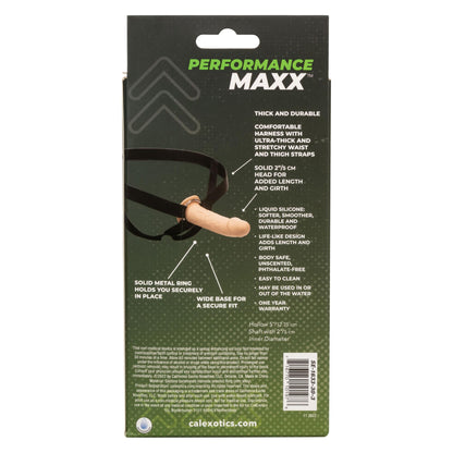 Performance Maxx Life-Like Extension With Harness - Ivory | 716770101976 | Available at EroticWarehouse.com