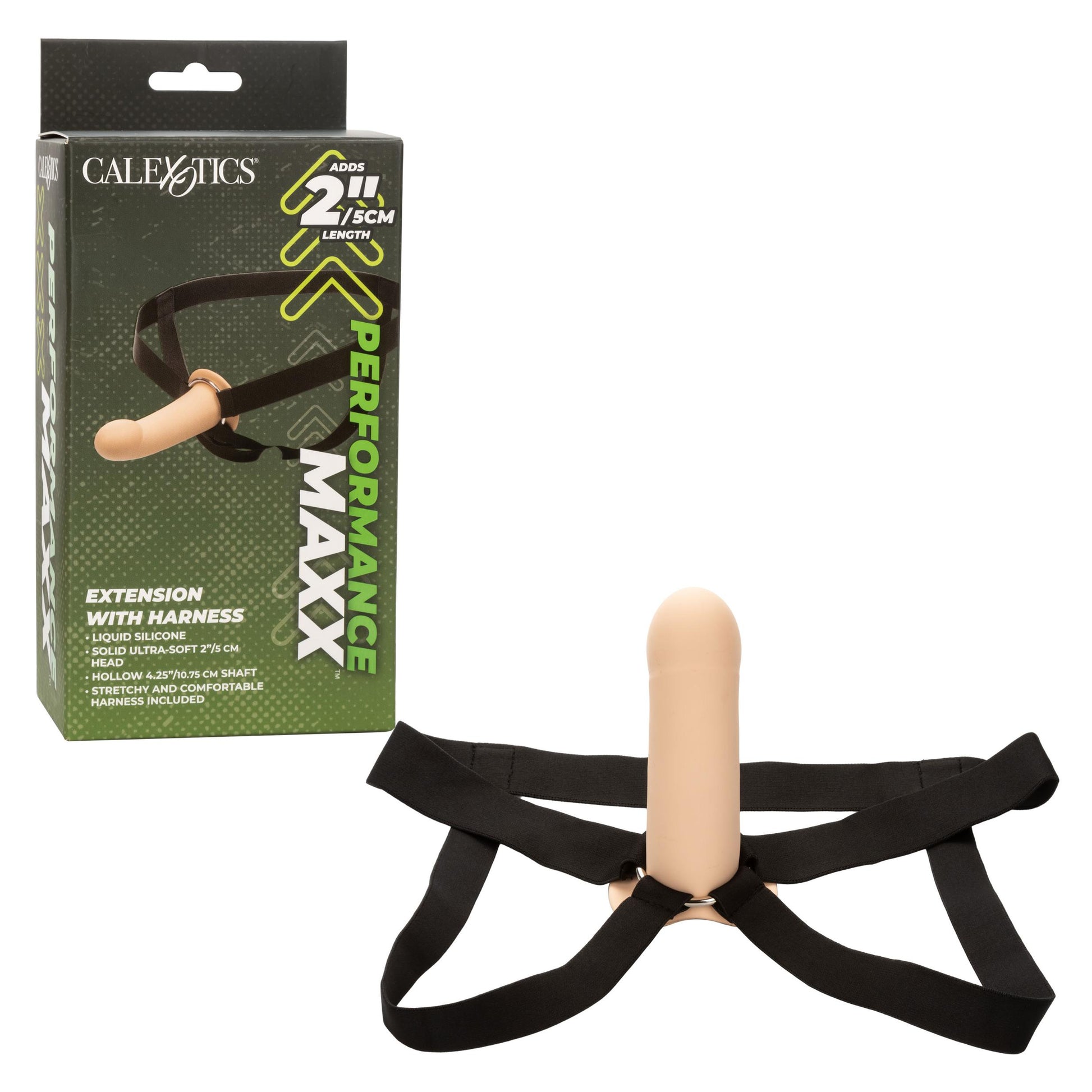 Performance Maxx Extension With Harness - Ivory | 716770101990 | Available at EroticWarehouse.com