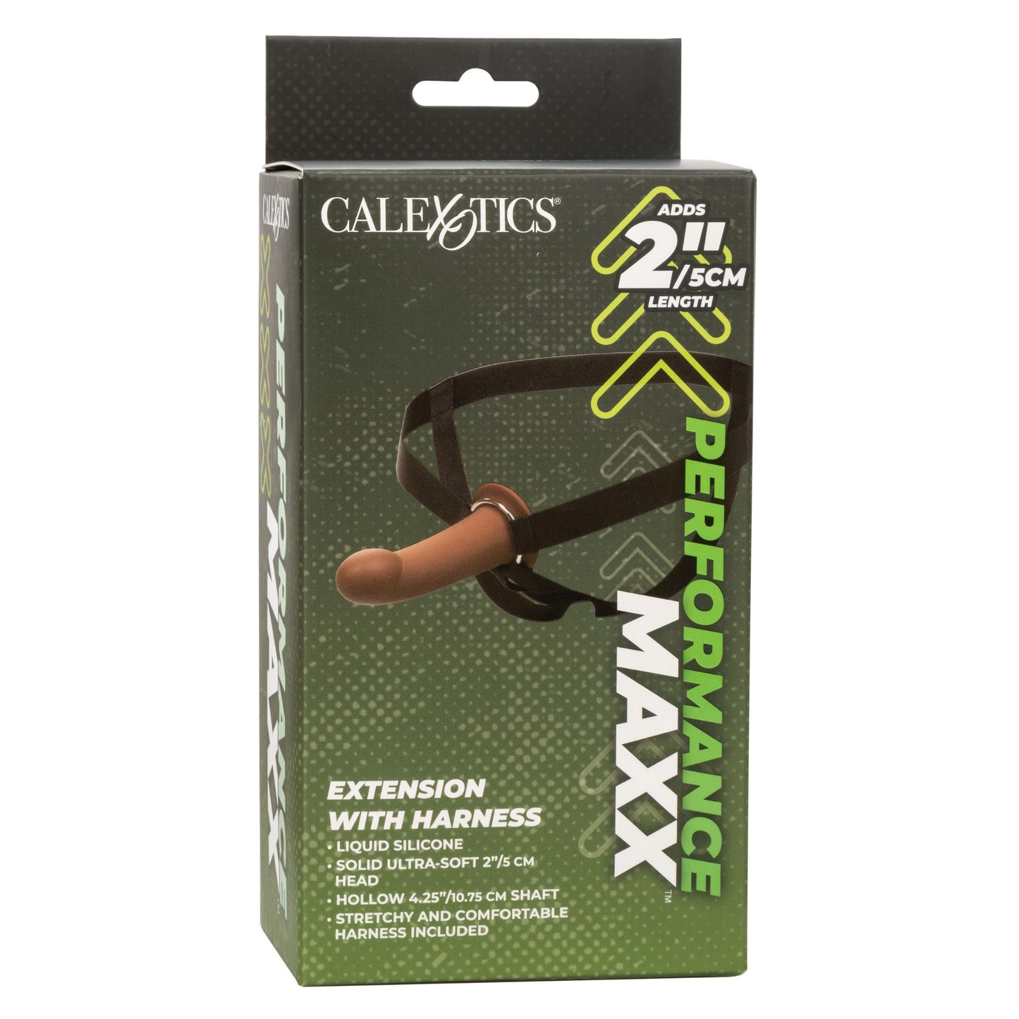 Performance Maxx Extension With Harness - Brown | 716770102003 | Available at EroticWarehouse.com