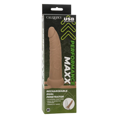 Performance Maxx Rechargeable Dual Penetrator - Ivory | 716770104885 | Available at EroticWarehouse.com