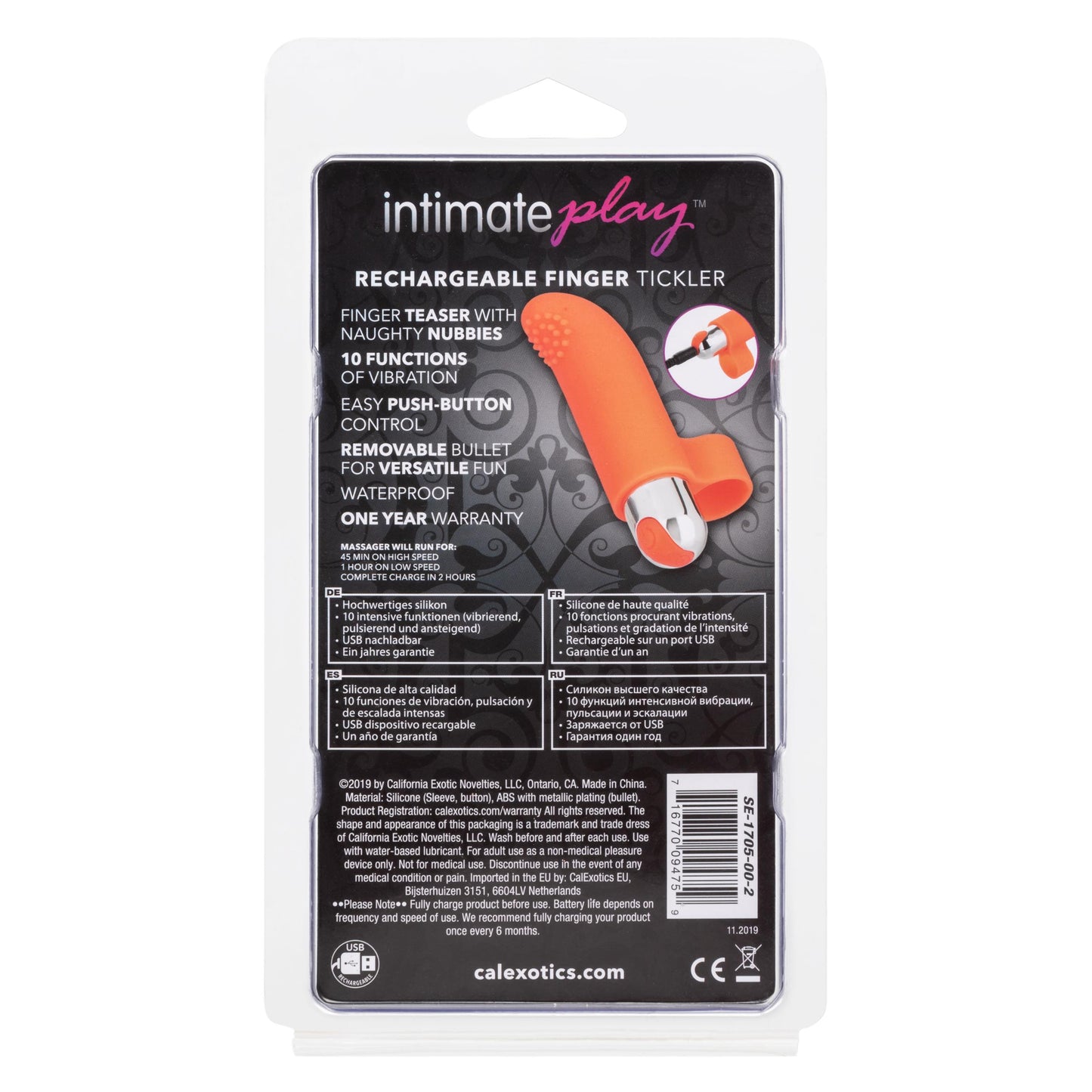 Intimate Play Rechargeable Finger Tickler | 716770094759 | Available at EroticWarehouse.com