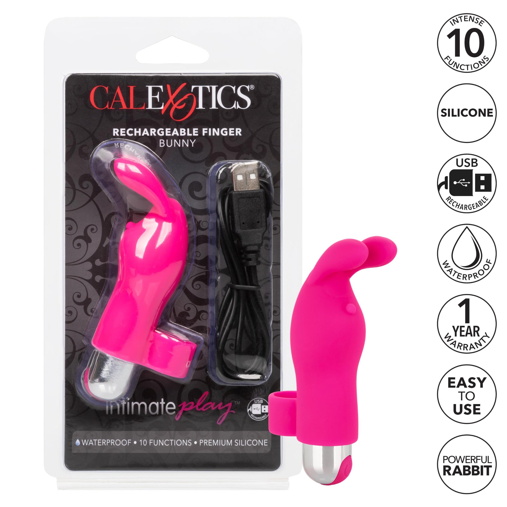 Intimate Play Rechargeable Finger Bunny | 716770094858 | Available at EroticWarehouse.com