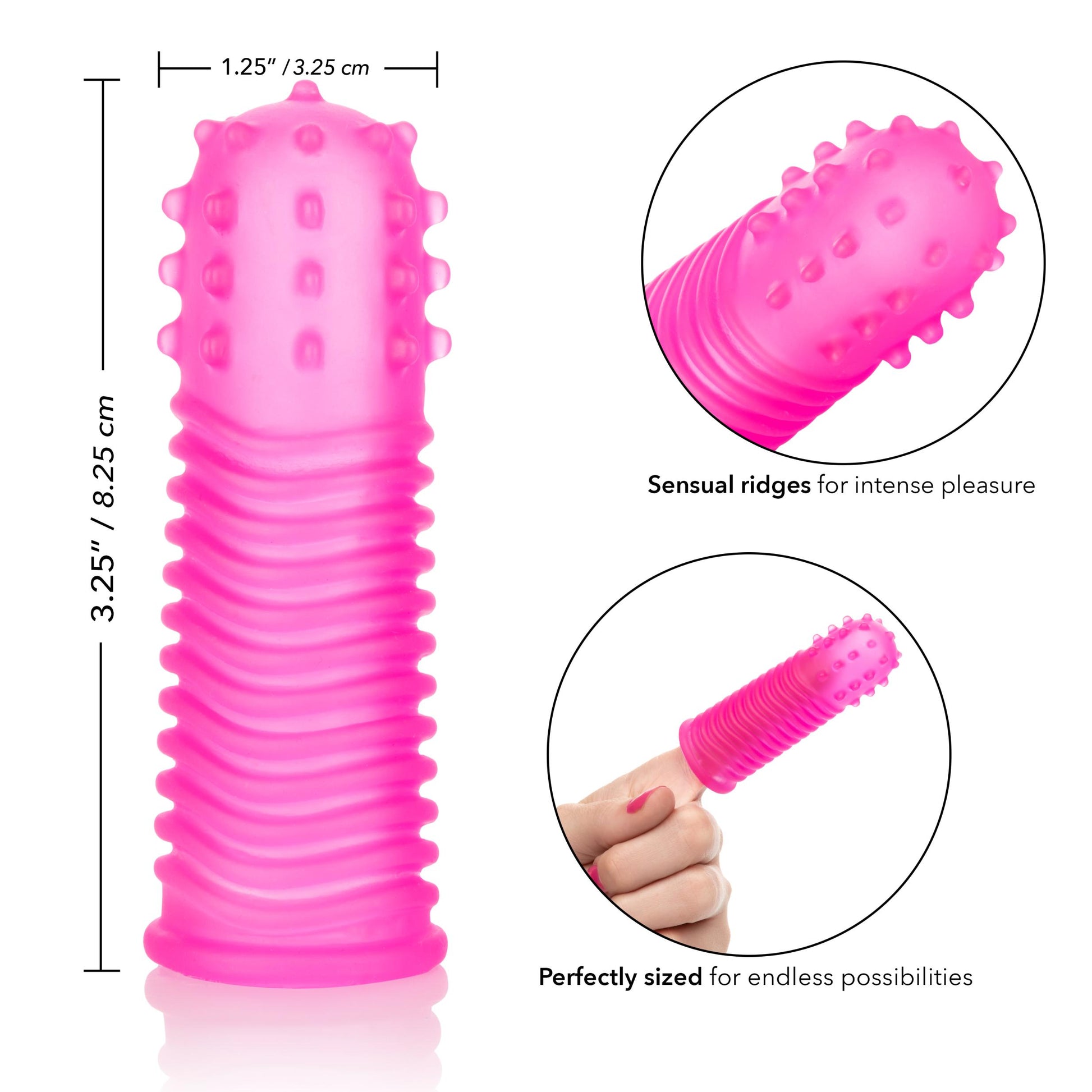 Intimate Play Finger Tingler - Pink | 716770091963 | Available at EroticWarehouse.com