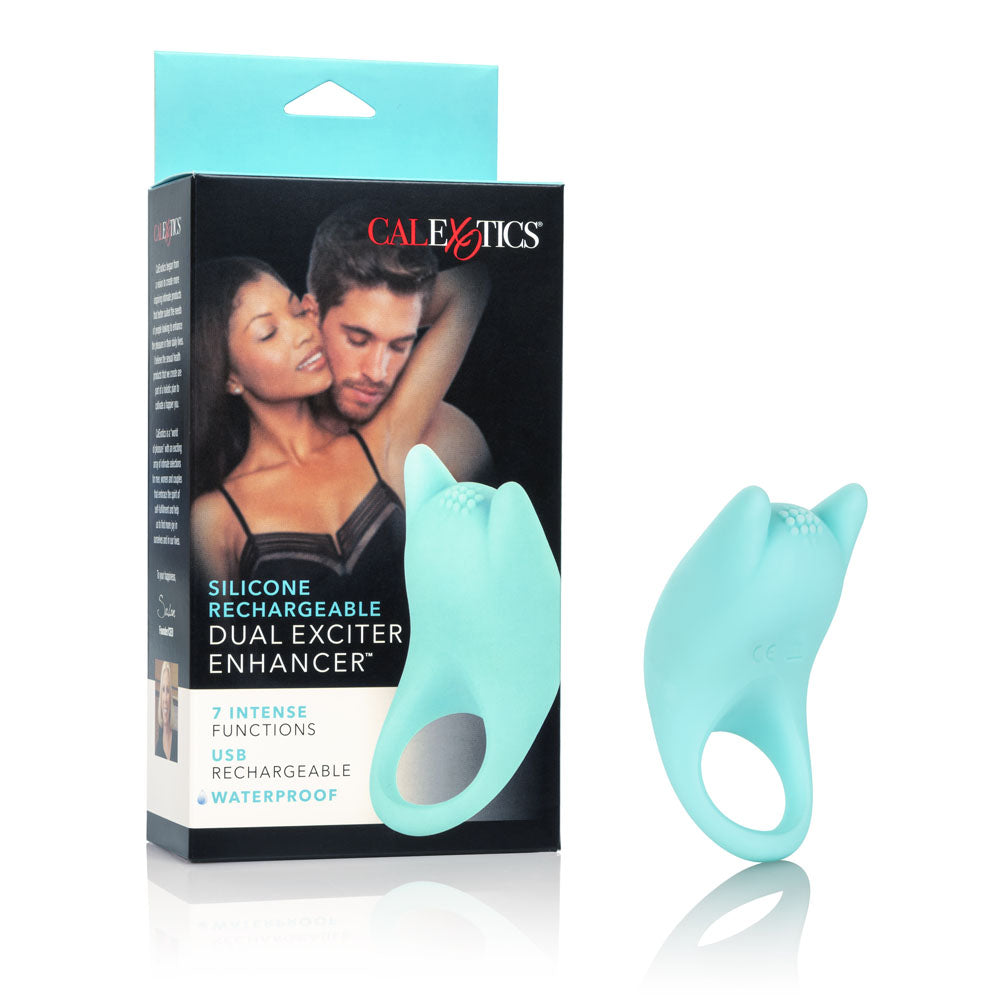 Silicone Rechargeable Dual Exciter Enhancer | 716770091567 | Available at EroticWarehouse.com