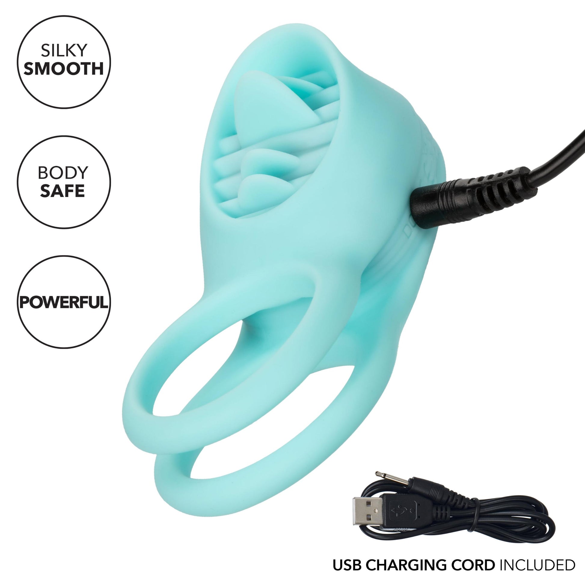 Silicone Rechargeable French Kiss Enhancer | 716770098436 | Available at EroticWarehouse.com
