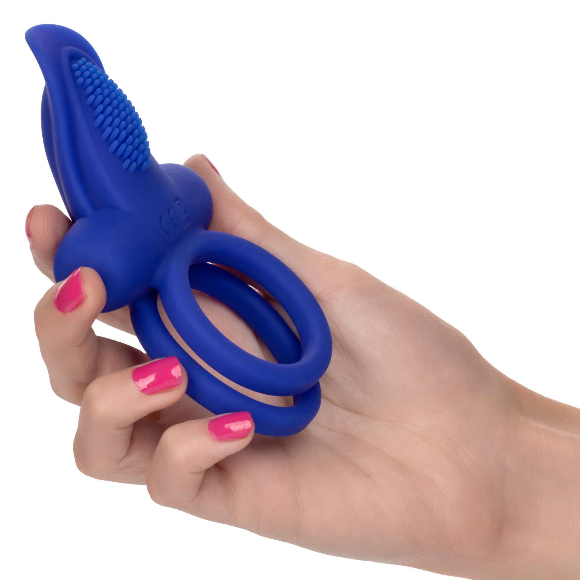 Silicone Rechargeable Dual Pleaser Enhancer | 716770095510 | Available at EroticWarehouse.com
