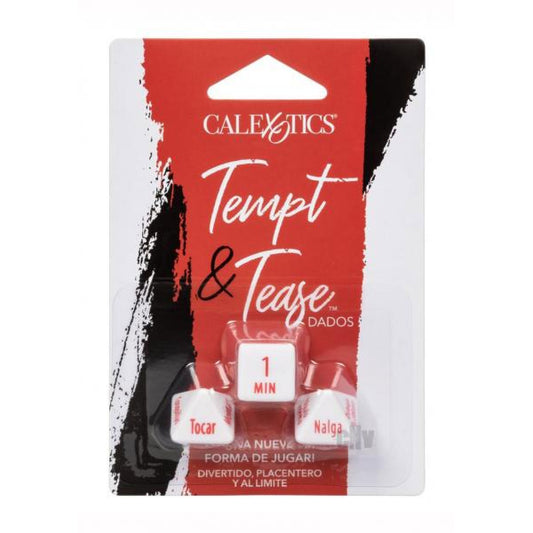 Tempt & Tease Dados - Spanish Version | 716770096906 | Available at EroticWarehouse.com