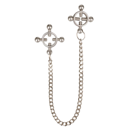 Nipple Grips 4-Point Nipple Press With Chain | 716770099303 | Available at EroticWarehouse.com
