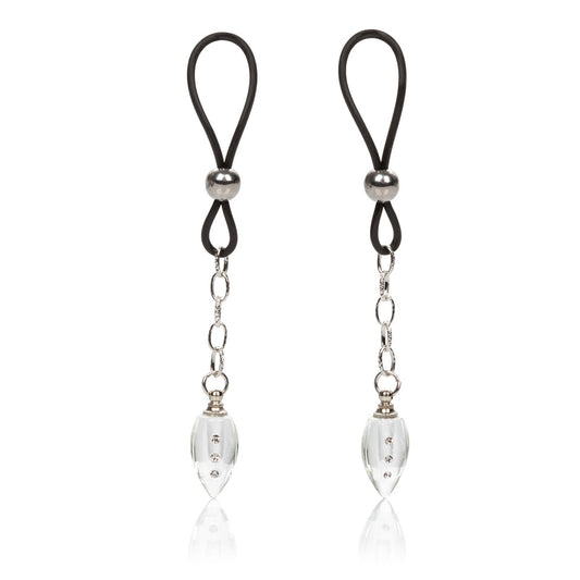Nipple Play Non-Piercing Nipple Jewelry Crystal Teardrop | 716770091079 | Available at EroticWarehouse.com
