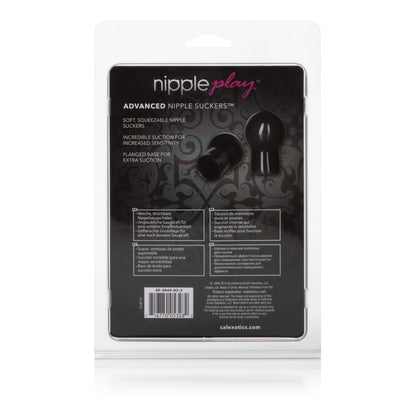 Nipple Play Advanced Nipple Suckers - Black | 716770053282 | Available at EroticWarehouse.com