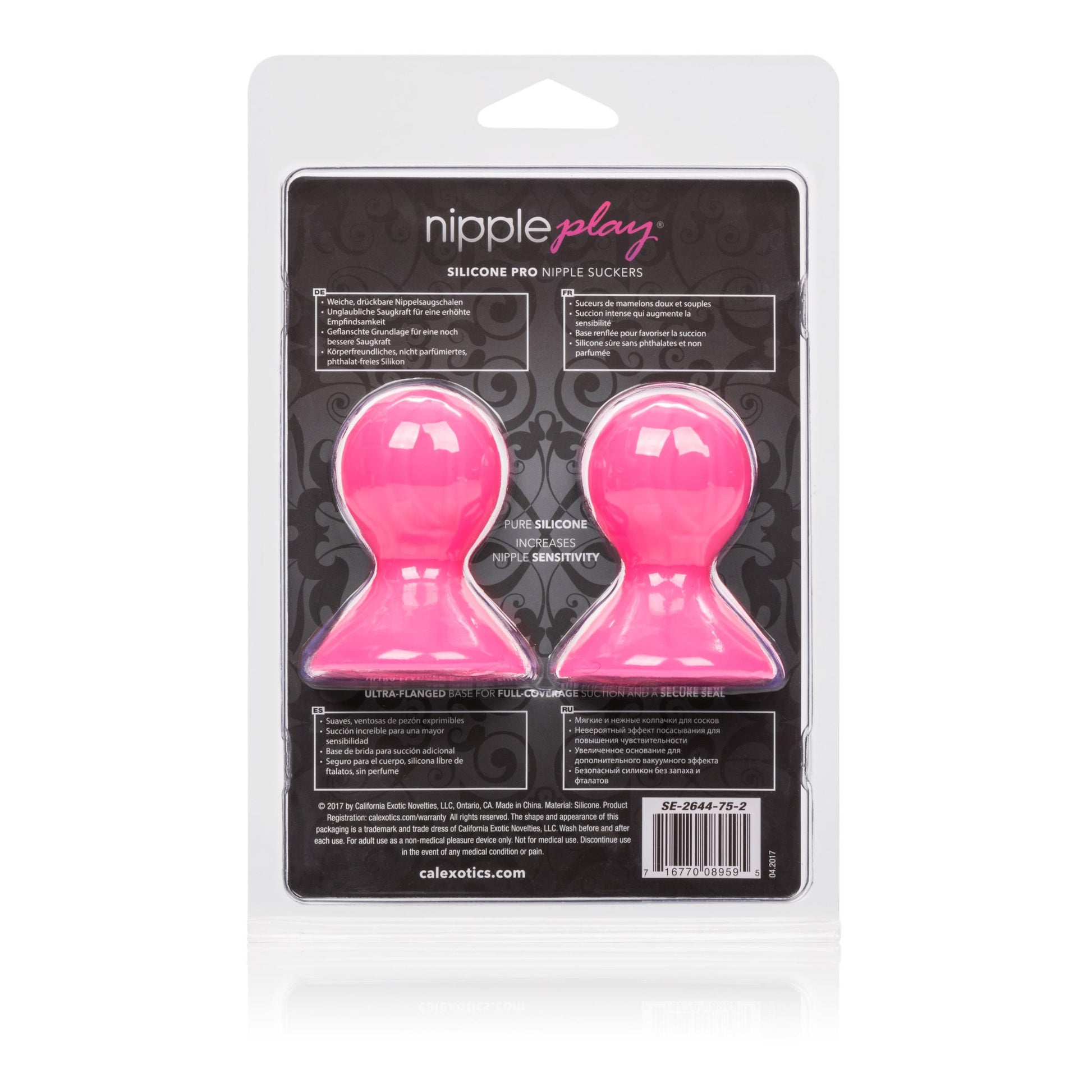 Nipple Play Silicone Pro Nipple Suckers - Pink | 716770089595 | Available at EroticWarehouse.com