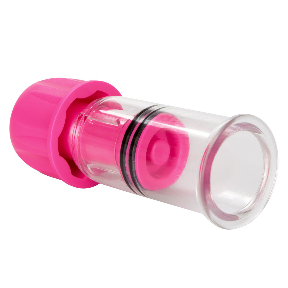 Nipple Play Vacuum Twist Suckers - Pink | 716770086778 | Available at EroticWarehouse.com