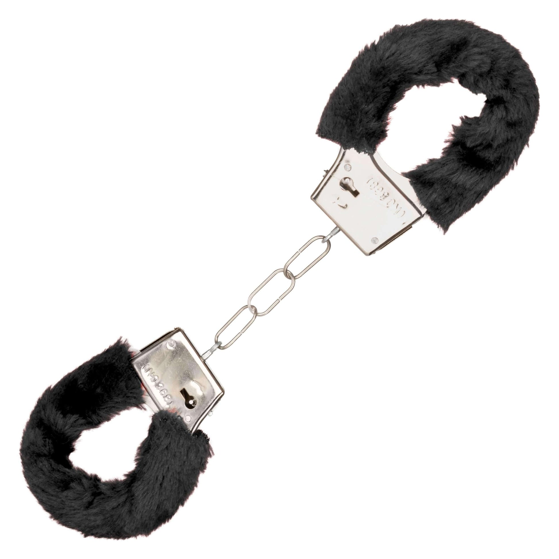 Playful Furry Cuffs - Black | 716770099273 | Available at EroticWarehouse.com